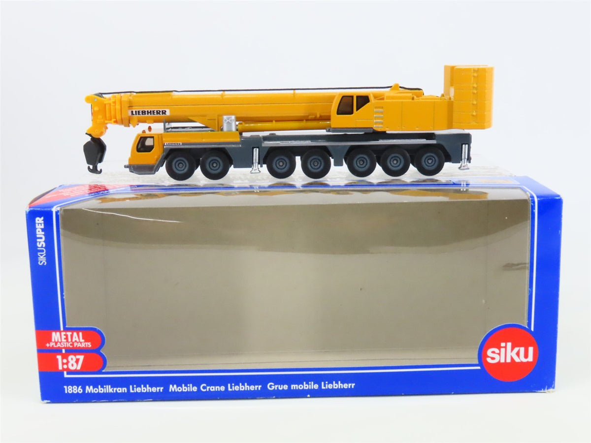 HO Scale Siku Super 1886 Die-Cast Liebherr Mobile Crane