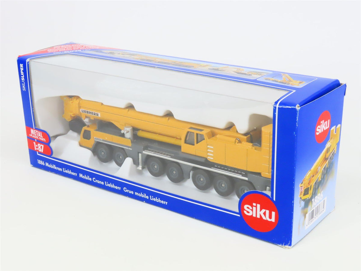 HO Scale Siku Super 1886 Die-Cast Liebherr Mobile Crane