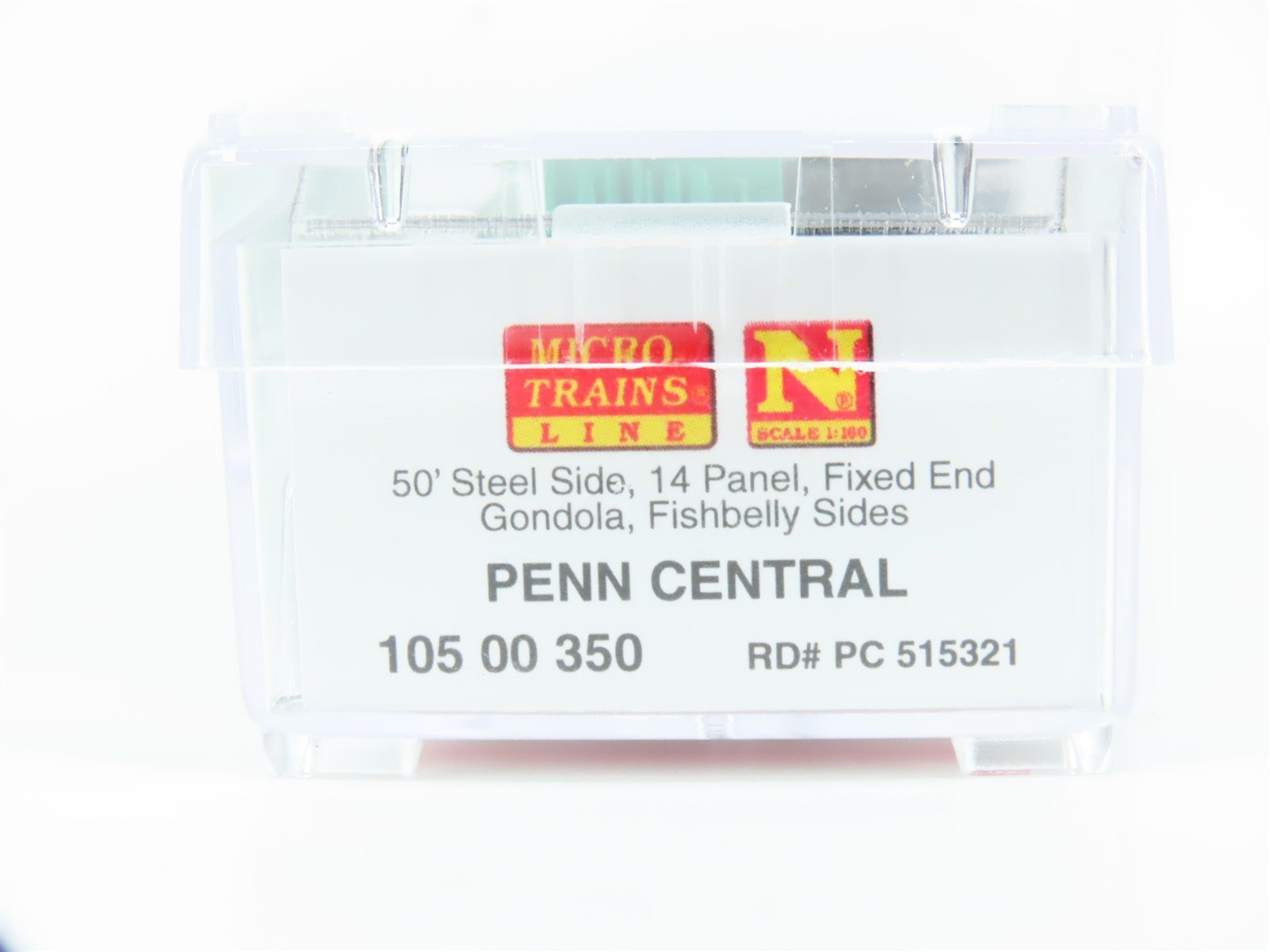 N Scale Micro-Trains MTL 10500350 PC Penn Central Railroad 50' Gondola #515321