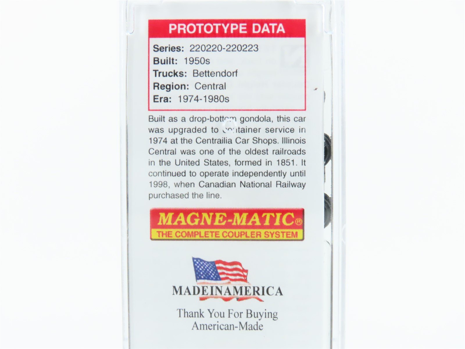 N Scale Micro-Trains MTL 08300140 ICG Illinois Central Gulf 40' Gondola #220220