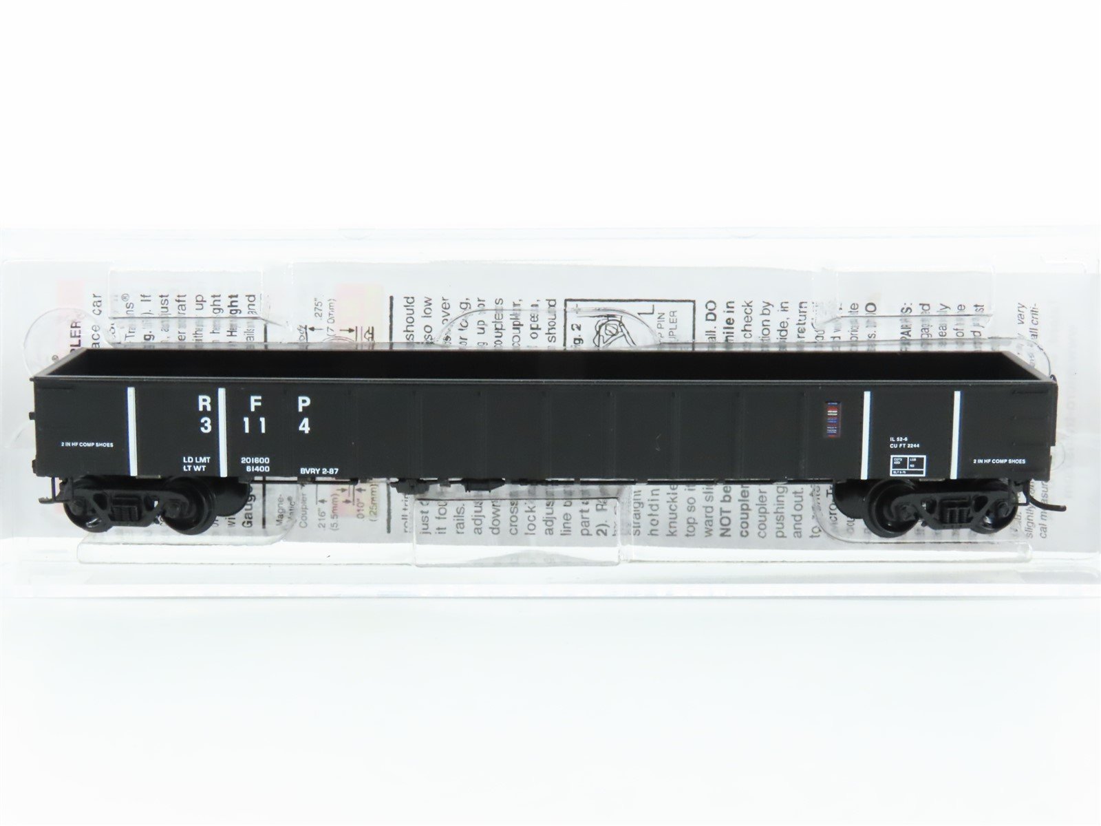N Micro-Trains MTL 10500770 RFP Richmond Fredericks & Potomac 50' Gondola #3114