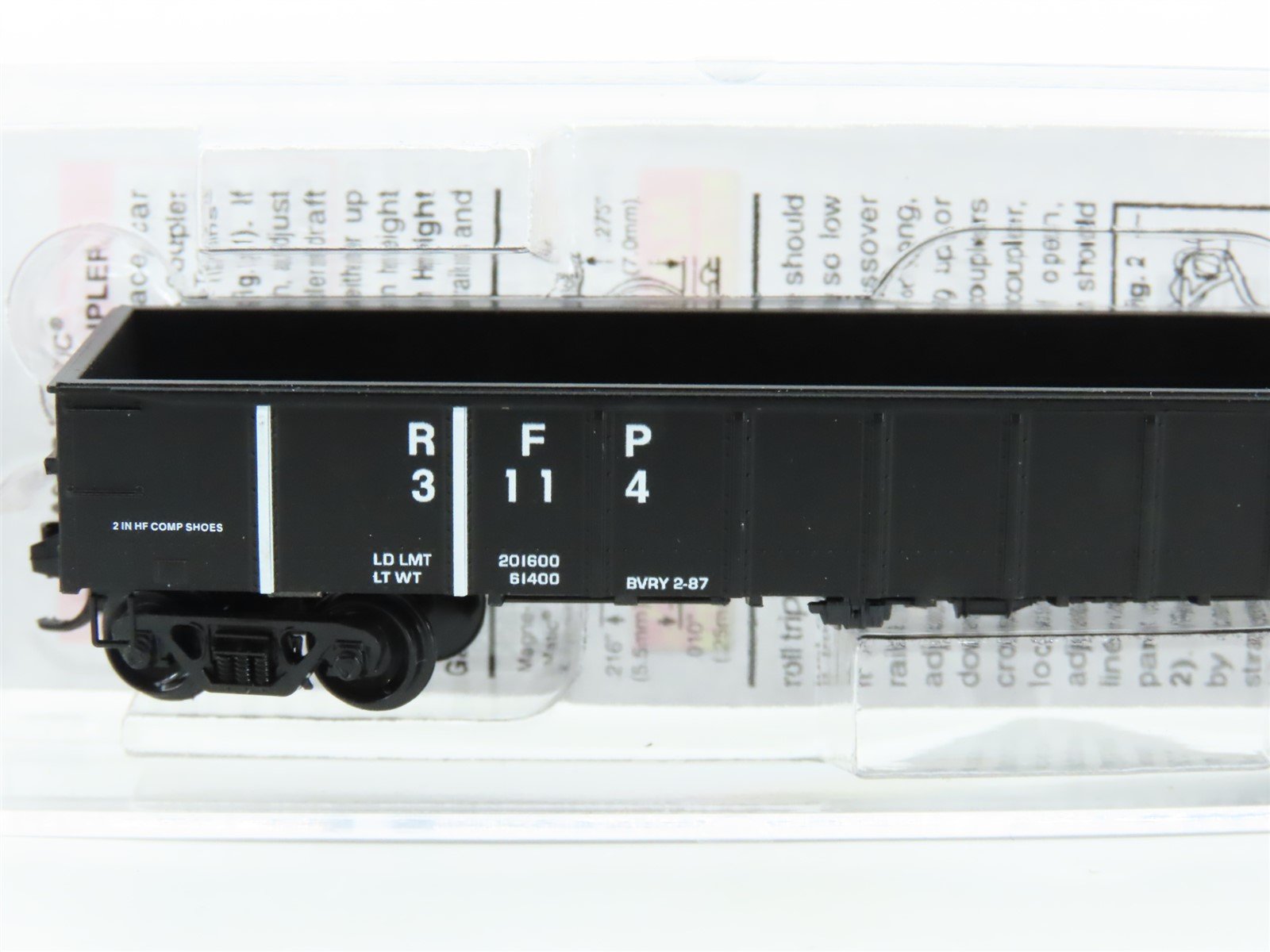 N Micro-Trains MTL 10500770 RFP Richmond Fredericks & Potomac 50' Gondola #3114