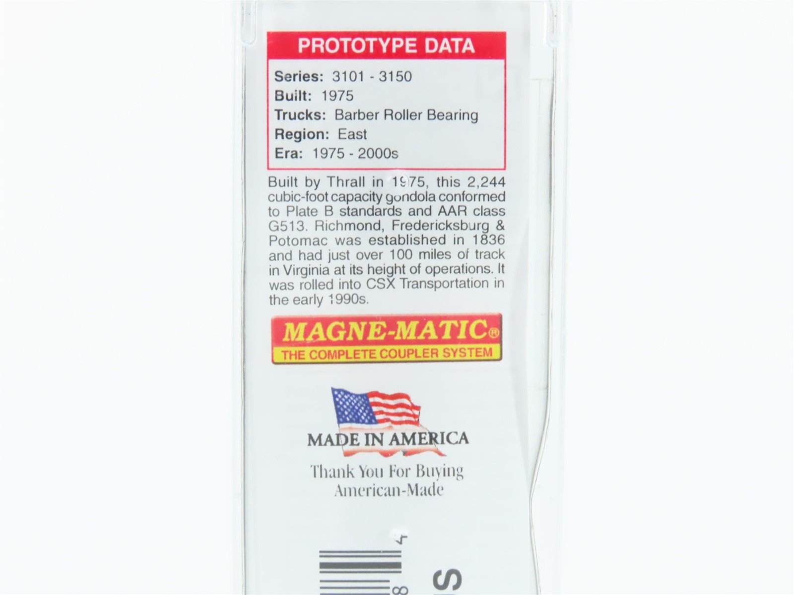 N Micro-Trains MTL 10500770 RFP Richmond Fredericks & Potomac 50' Gondola #3114