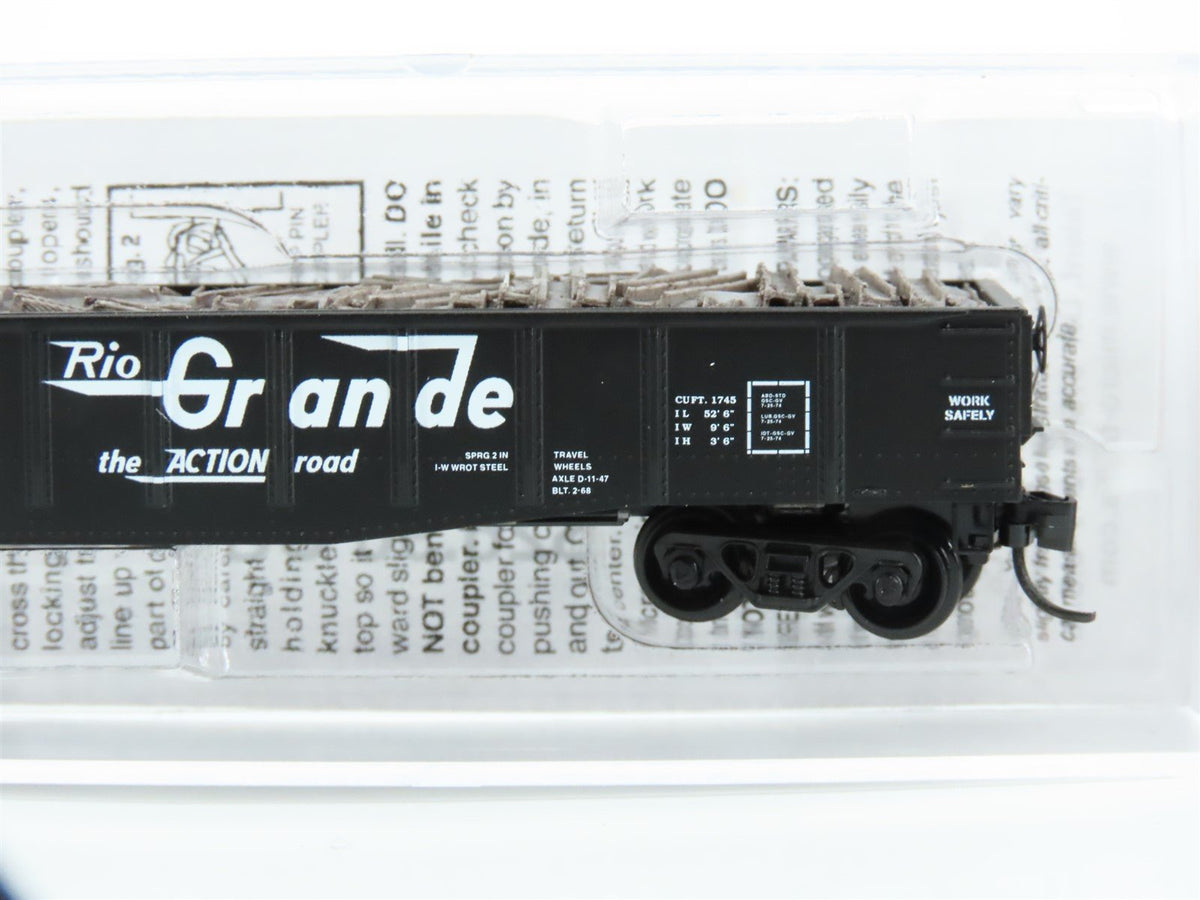N Scale Micro-Trains MTL 10500312 D&amp;RGW Rio Grande Railroad 50&#39; Gondola #55549