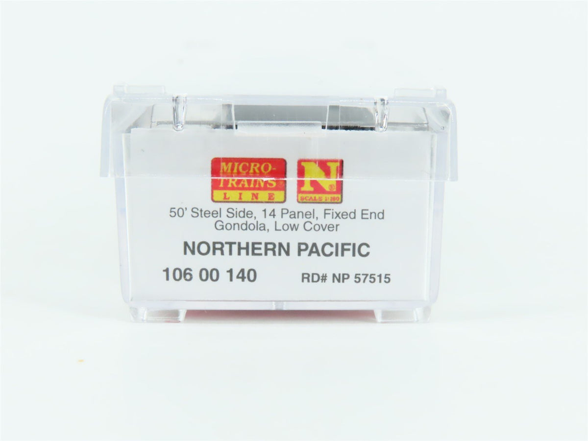 N Scale Micro-Trains MTL 10600140 NP Northern Pacific 50&#39; Covered Gondola #57515