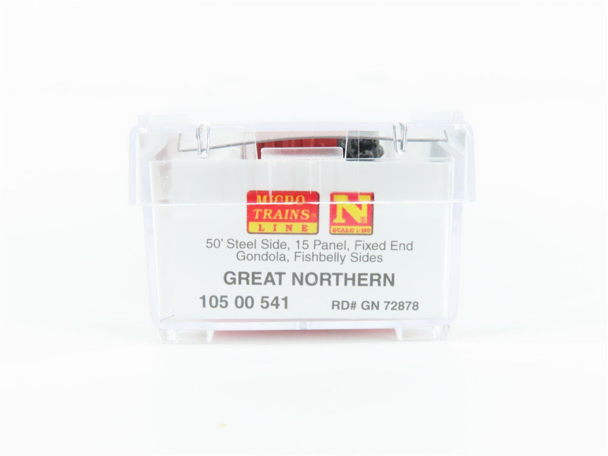 N Scale Micro-Trains MTL 10500541 GN Great Northern Railway 50&#39; Gondola #72878