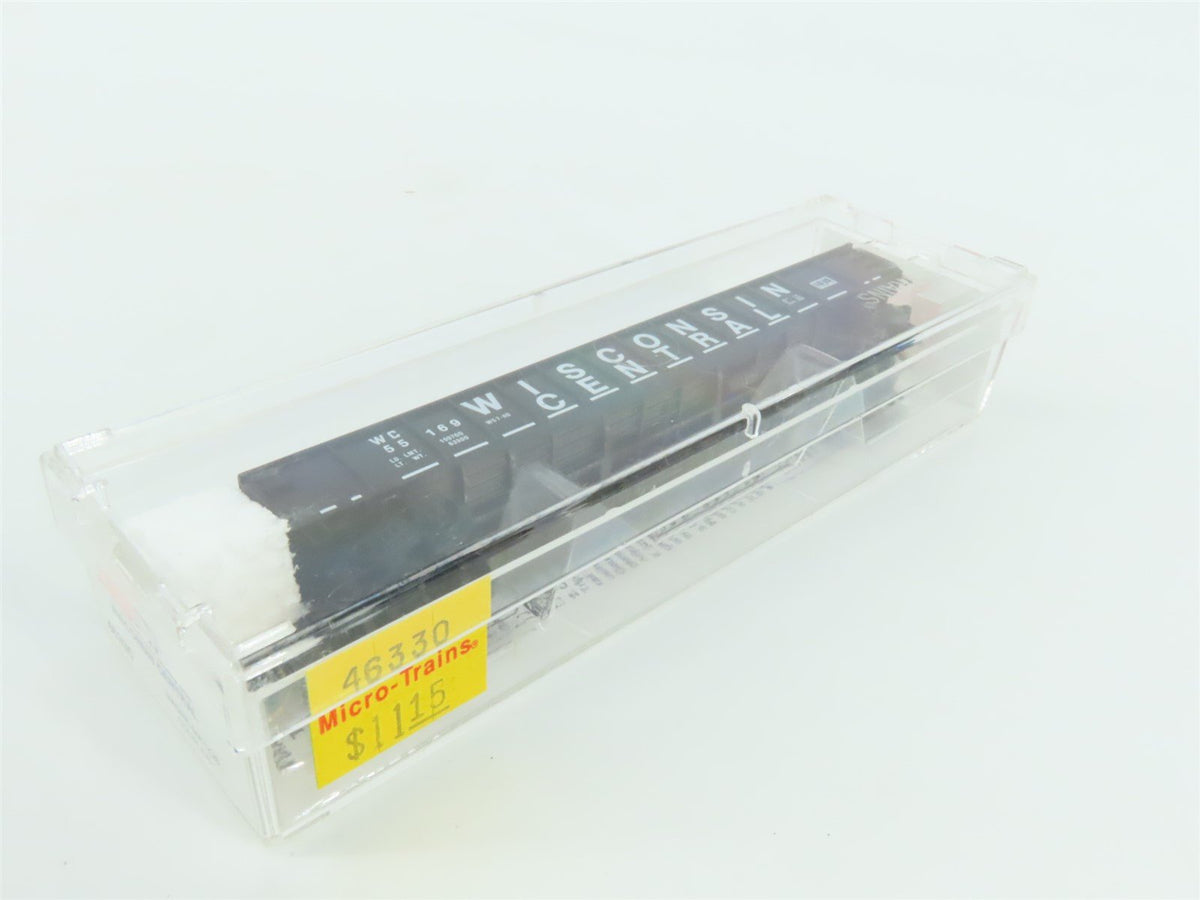 N Scale Micro-Trains MTL 46330 WC Wisconsin Central 50&#39; Open Gondola #55169