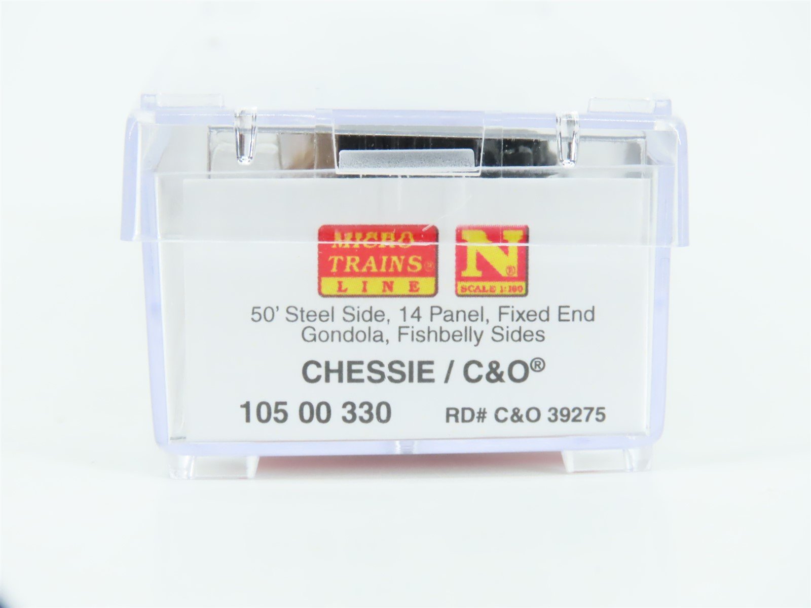 N Scale Micro-Trains MTL 10500330 C&O Chessie System 50' Gondola #39275 w/ Load