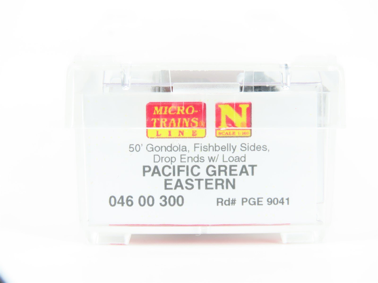 N Micro-Trains MTL 04600300 PGE Pacific Great Eastern 50' Gondola #9041 w/ Load