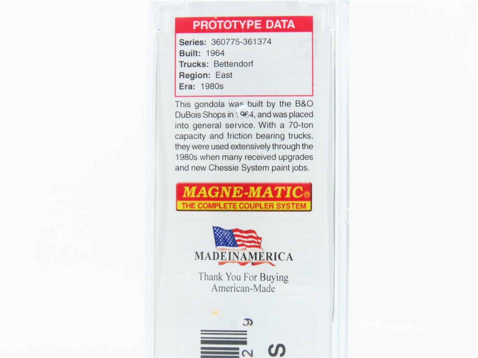 N Scale Micro-Trains MTL 10500320 B&O Chessie System 50' Gondola #360814 w/ Load