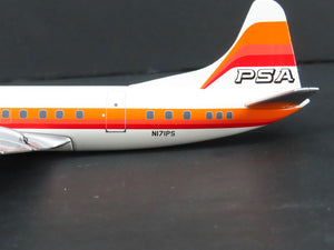 1:200 Hobby Master HL1012 Die-Cast Pacific Southwest Air L-188 Electra Airliner