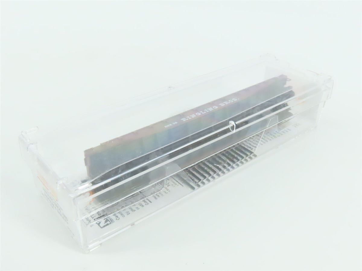 N Scale Micro-Trains MTL 04500394 RBX Ringling Brothers 50&#39; Flat Car #38