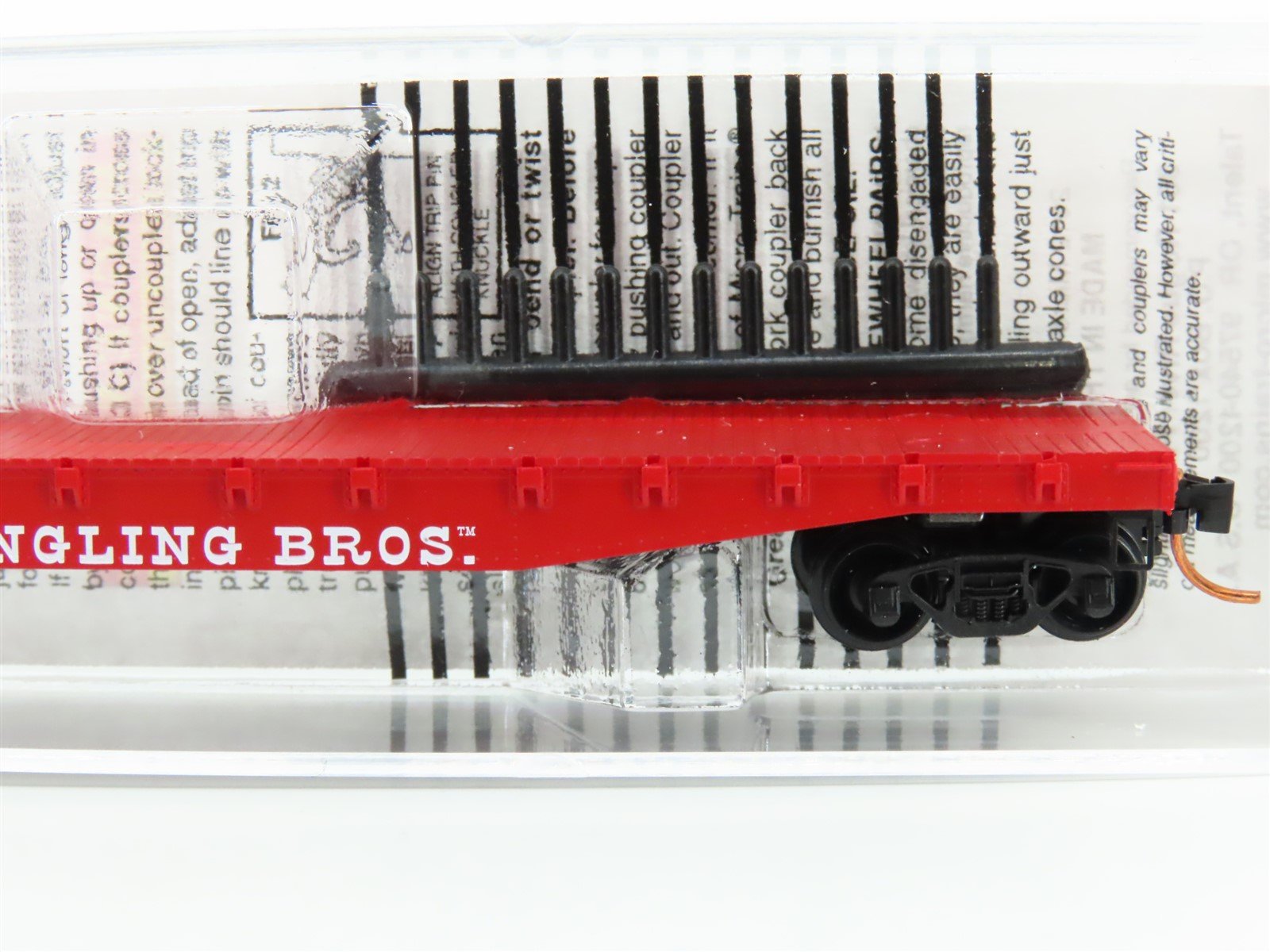 N Scale Micro-Trains MTL 04500404 RBX Ringling Brothers 50' Flat Car #59