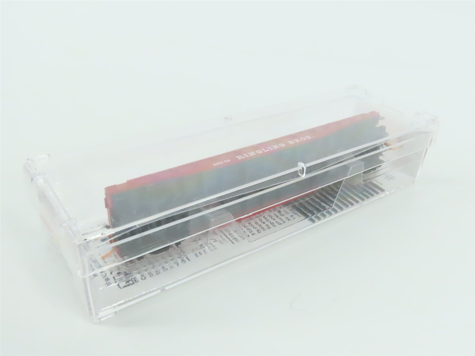 N Scale Micro-Trains MTL 04500404 RBX Ringling Brothers 50' Flat Car #59