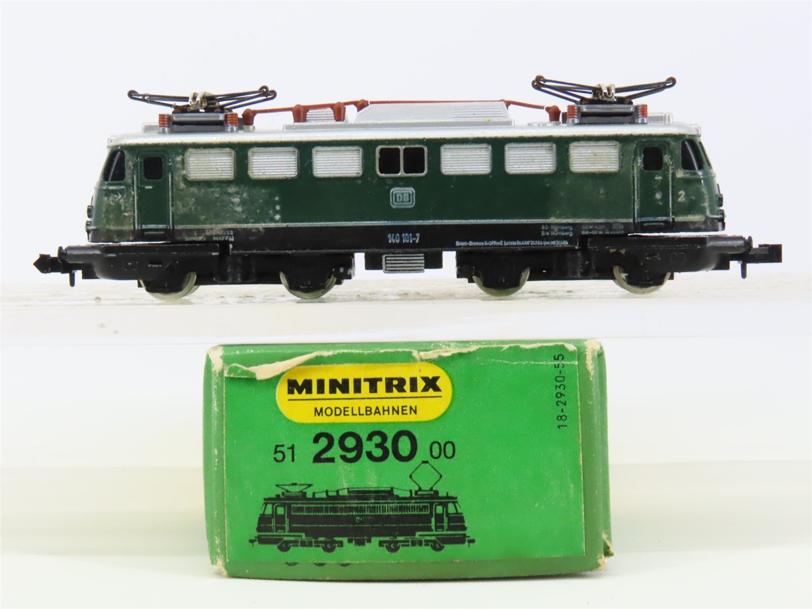 N Scale Minitrix 51293000 DB German BR 140 Electric Locomotive #101-7