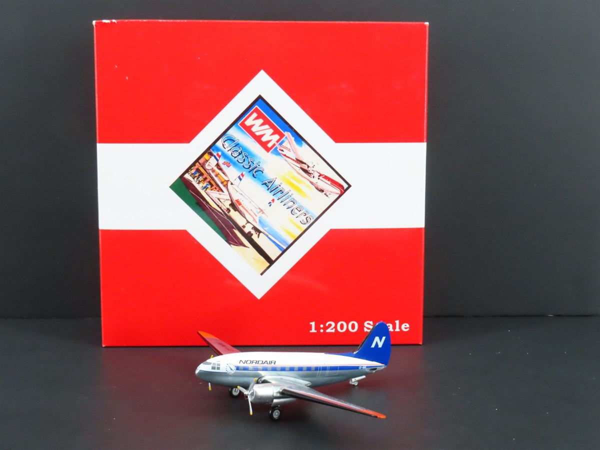 1:200 WM Classic Airliners Die-Cast Nordair Curtis C-46 Commando Airliner