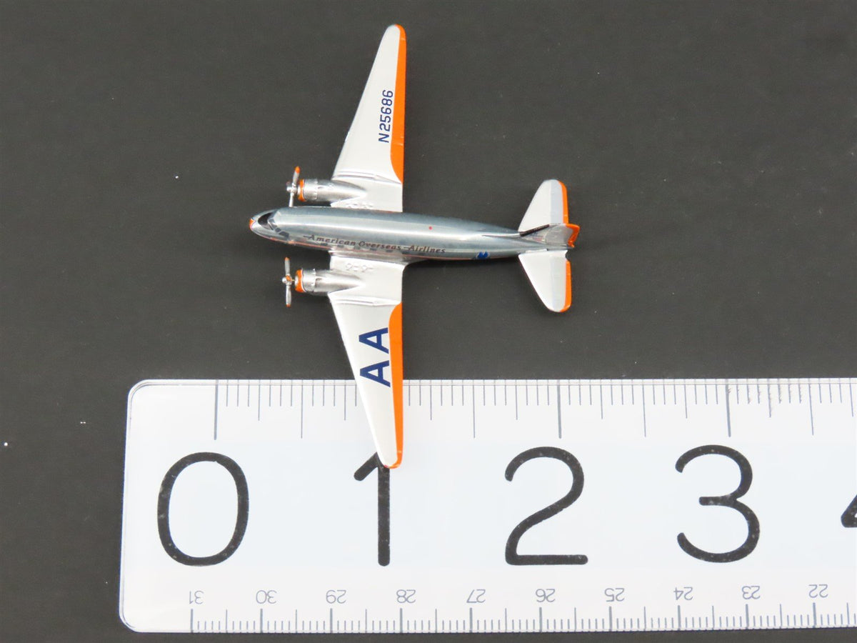 1:400 AeroClassics Die-Cast American Overseas Air Douglas DC-3 Airliner N25686