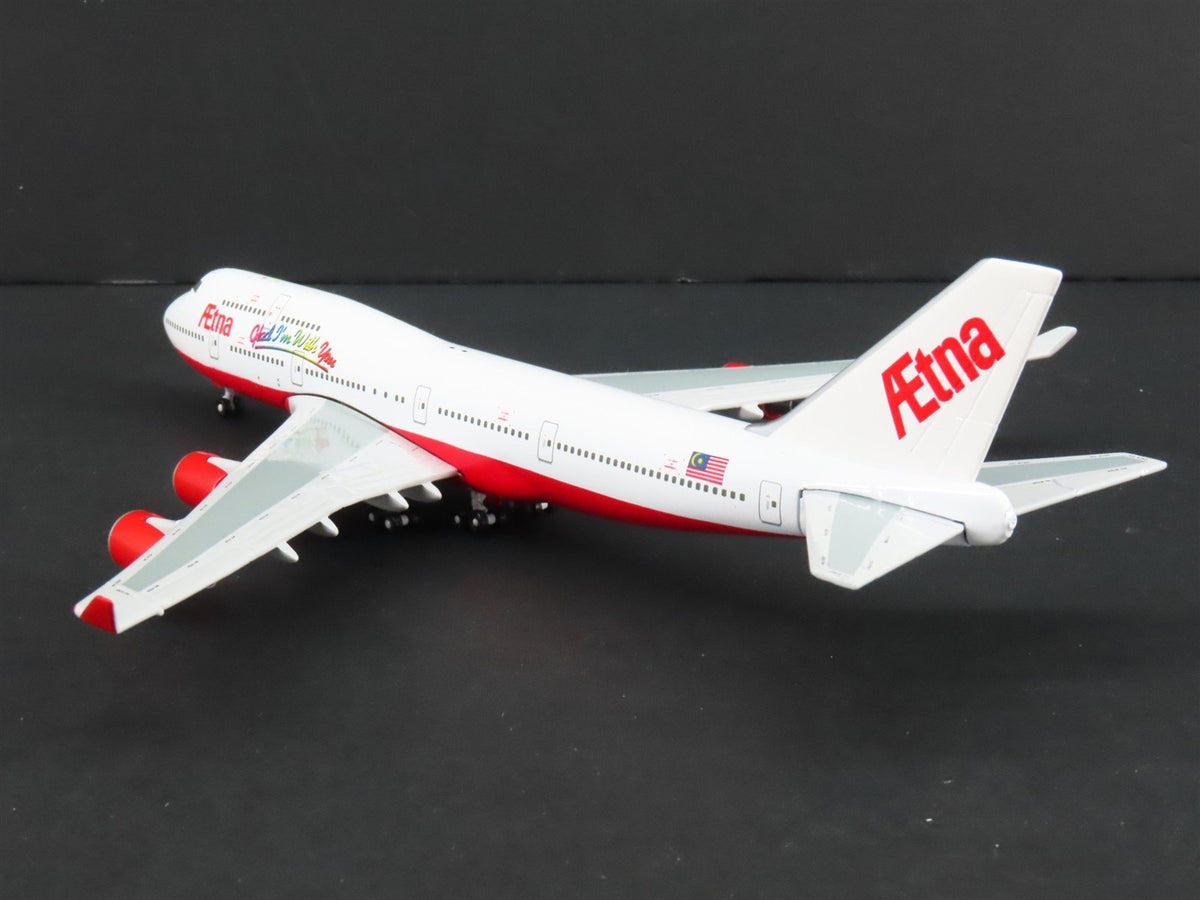 1:400 Gemini Jets Die-Cast Aetna &quot;Glad I&#39;m With You&quot; Boeing 747-400 Airliner
