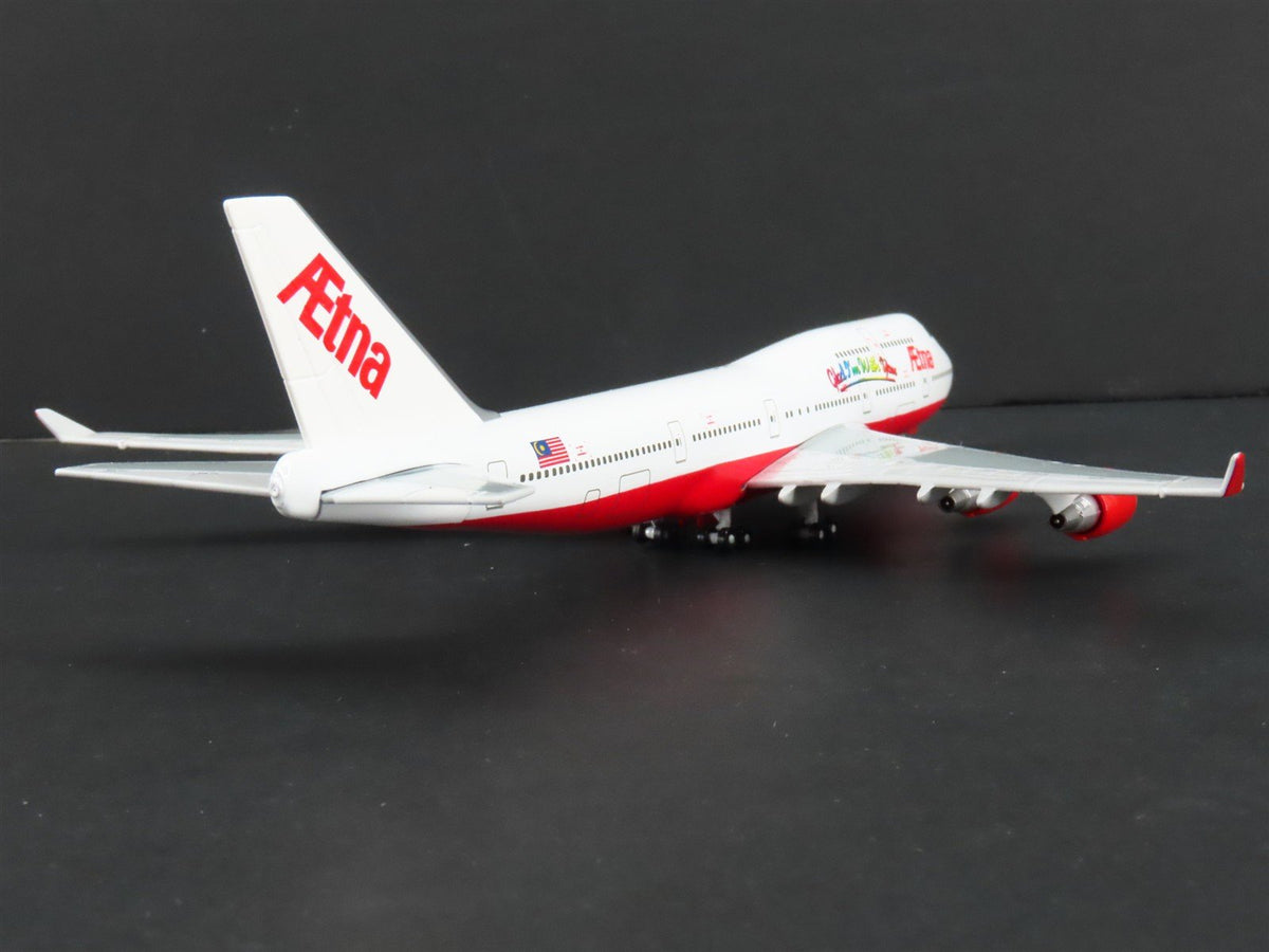 1:400 Gemini Jets Die-Cast Aetna &quot;Glad I&#39;m With You&quot; Boeing 747-400 Airliner