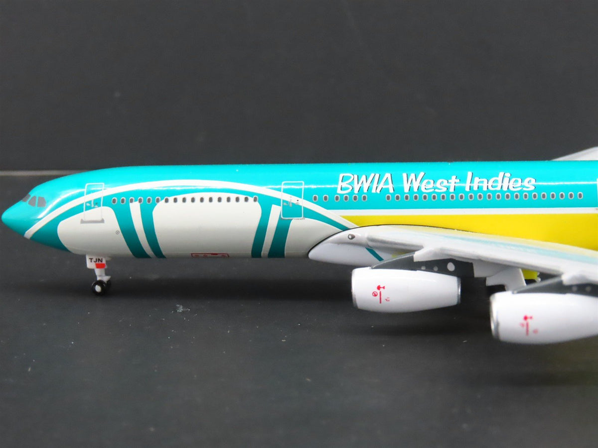 1:400 Gemini Jets GJBWA316 Die-Cast BWIA West Indies Airbus A340-300 Airliner