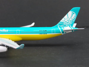 1:400 Gemini Jets GJBWA316 Die-Cast BWIA West Indies Airbus A340-300 Airliner