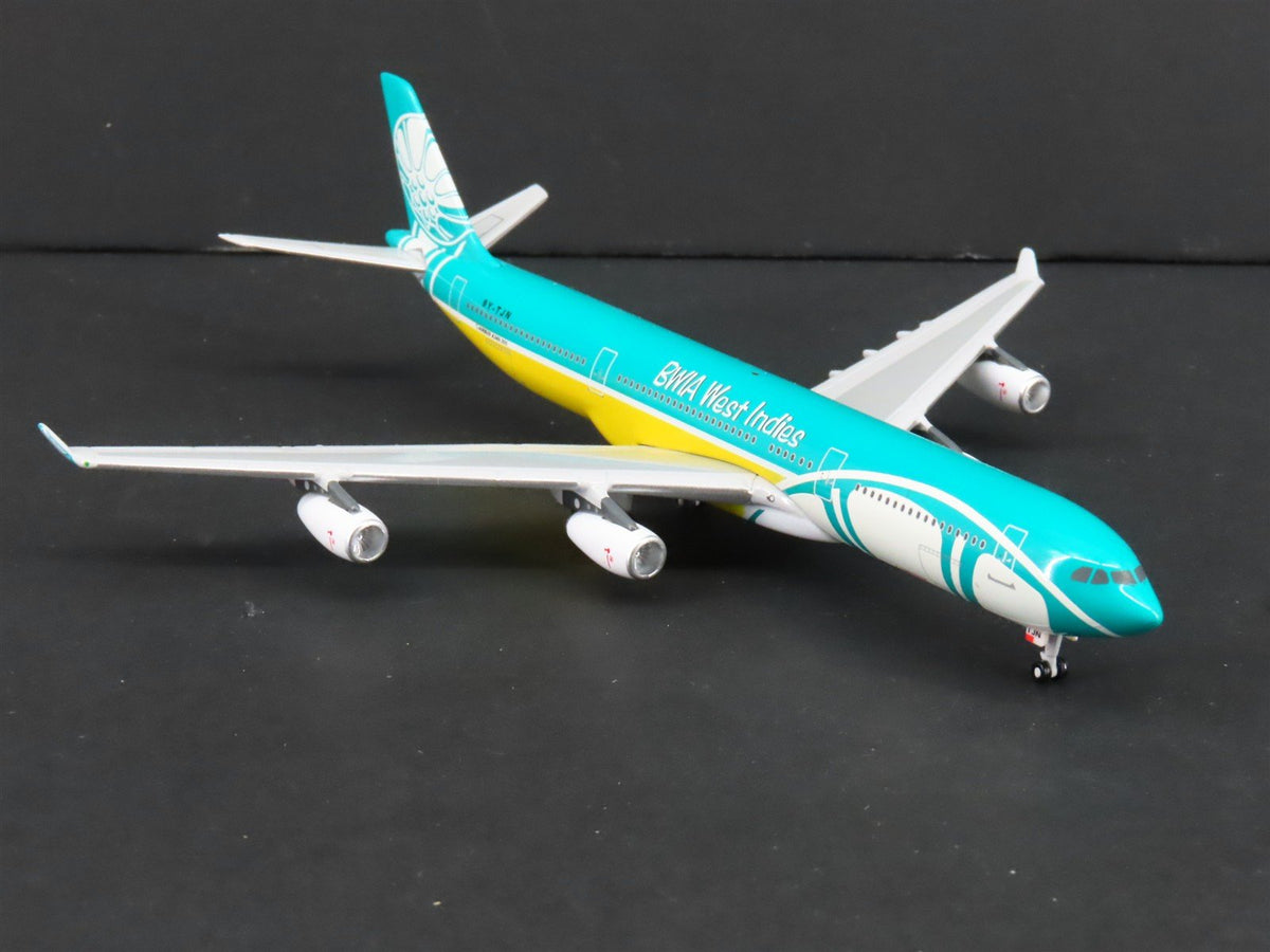 1:400 Gemini Jets GJBWA316 Die-Cast BWIA West Indies Airbus A340-300 Airliner
