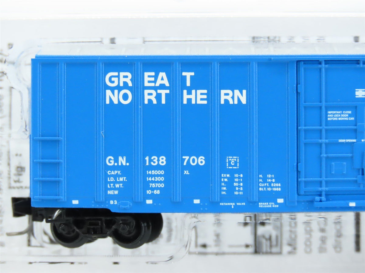 Z Micro-Trains MTL 51100050 GN Great Northern Big Sky Blue 50&#39; Box Car #138706