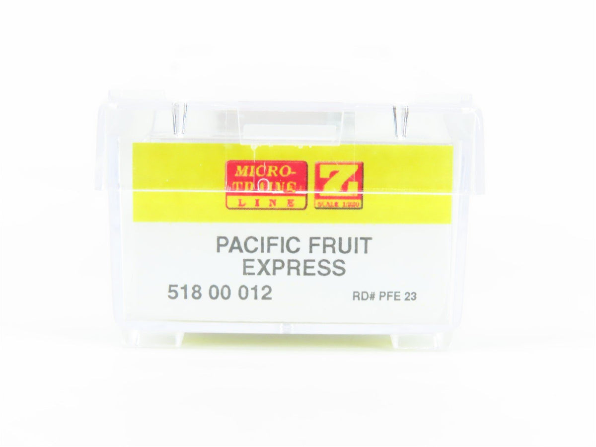 Z Scale Micro-Trains MTL 51800012 SP UP PFE Pacific Fruit Express 40&#39; Reefer #23