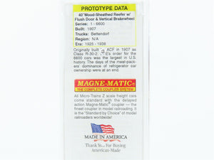 Z Scale Micro-Trains MTL 51800012 SP UP PFE Pacific Fruit Express 40' Reefer #23
