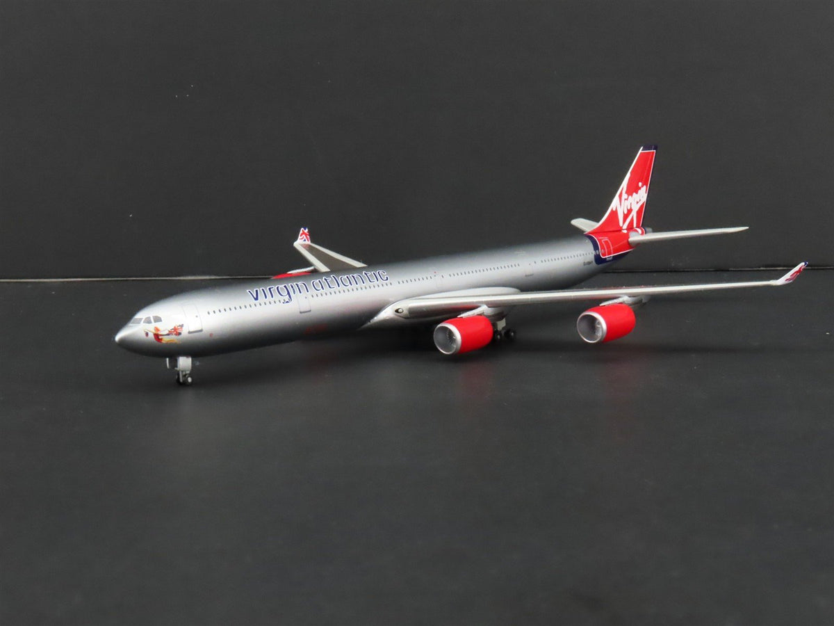 1:400 Dragon Wings 55451 Die-Cast Virgin Atlantic Airbus A340-600 Airliner