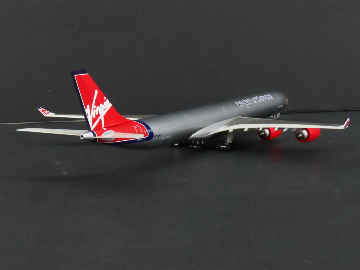 1:400 Dragon Wings 55451 Die-Cast Virgin Atlantic Airbus A340-600 Airliner