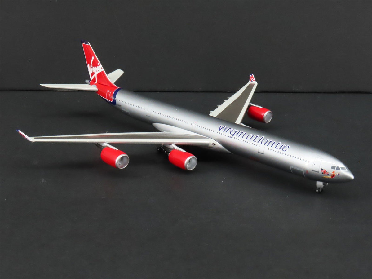 1:400 Dragon Wings 55451 Die-Cast Virgin Atlantic Airbus A340-600 Airliner