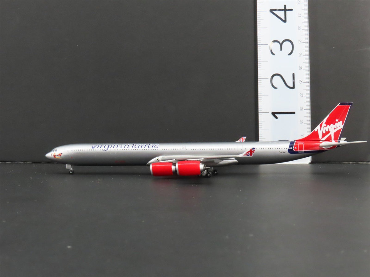 1:400 Dragon Wings 55451 Die-Cast Virgin Atlantic Airbus A340-600 Airliner