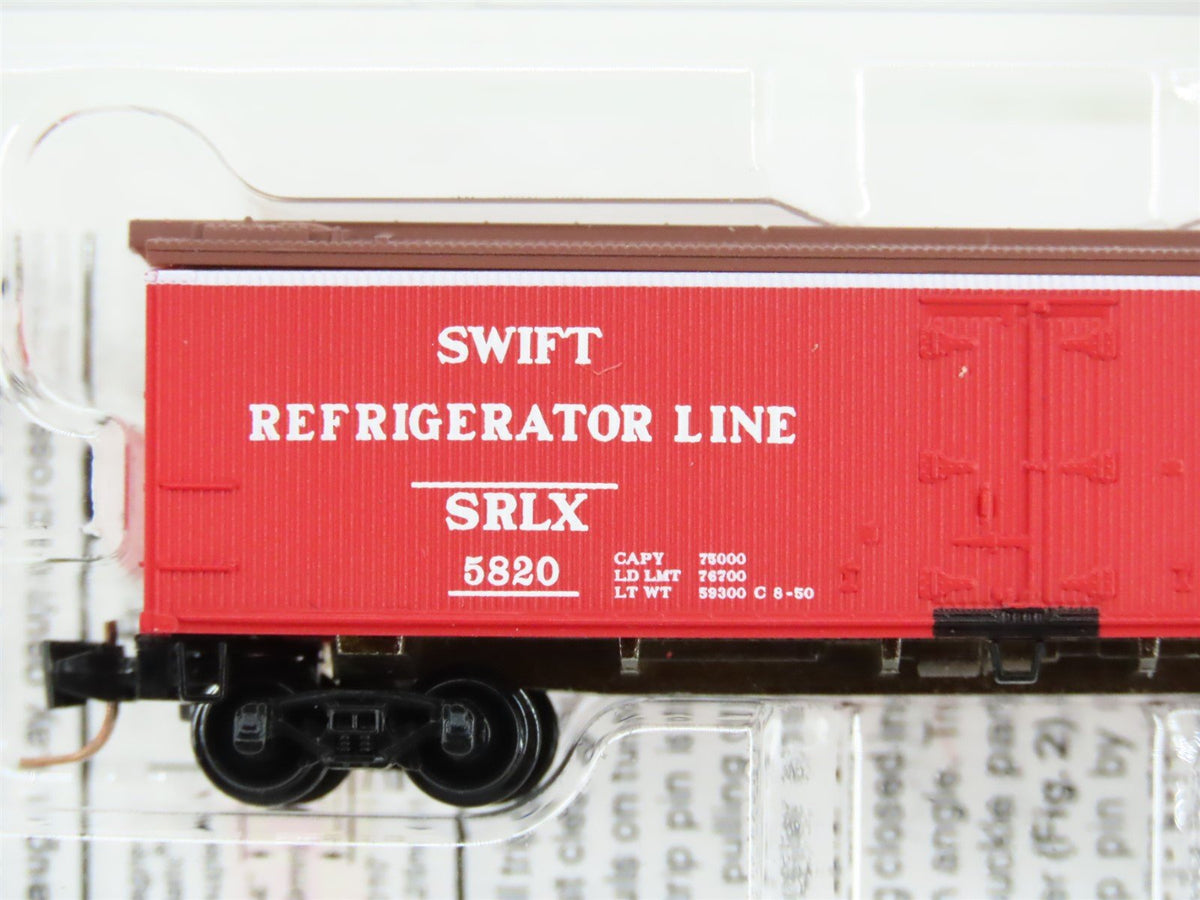 Z Scale Micro-Trains MTL 51800061 SRLX Swift Refrigerator Line 40&#39; Reefer #5820