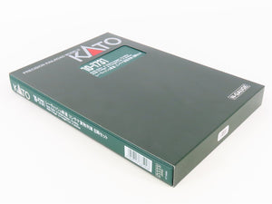 N Kato 10-1731 RhB Rhaetian Flat Cars 8-Unit Set w/ Mail & Reefer Containers