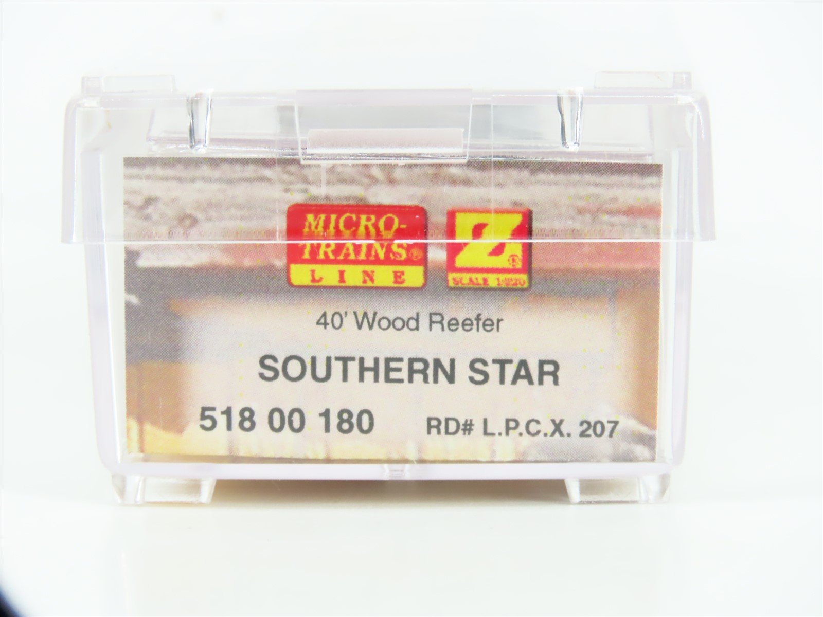 Z Scale Micro-Trains MTL 51800180 LPCX Southern Star 40' Wood Reefer #207