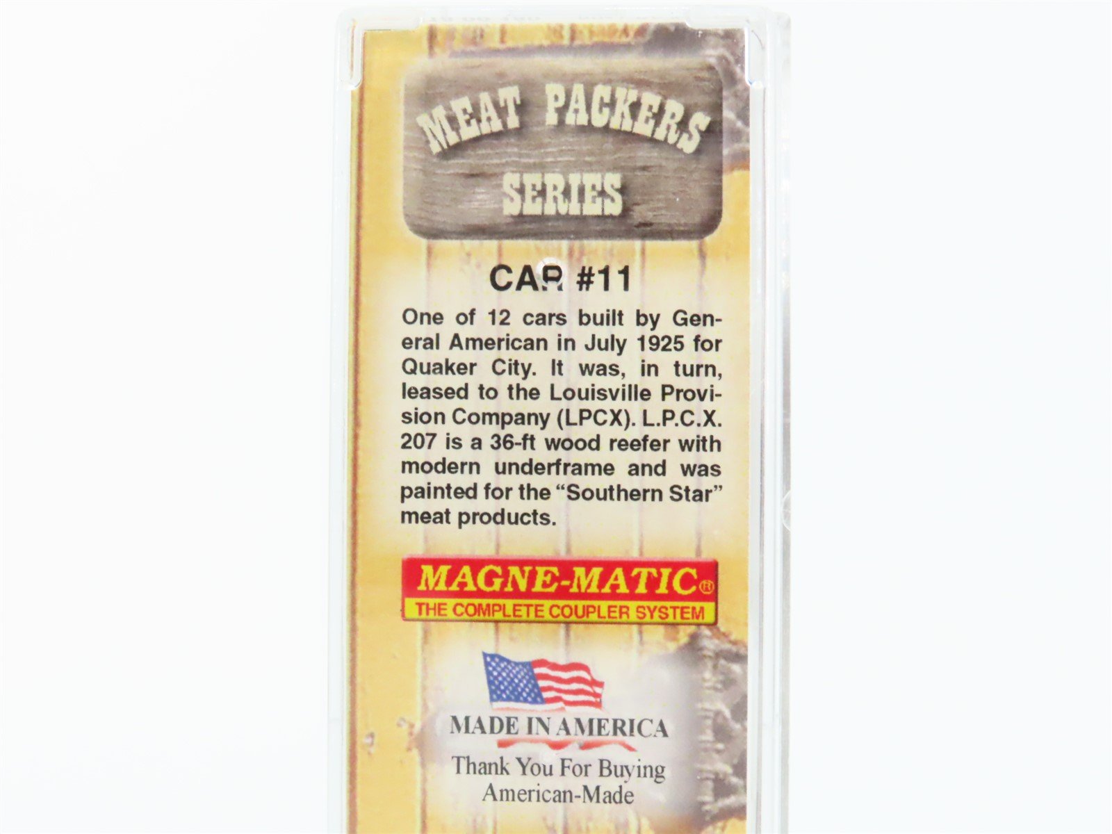 Z Scale Micro-Trains MTL 51800180 LPCX Southern Star 40' Wood Reefer #207