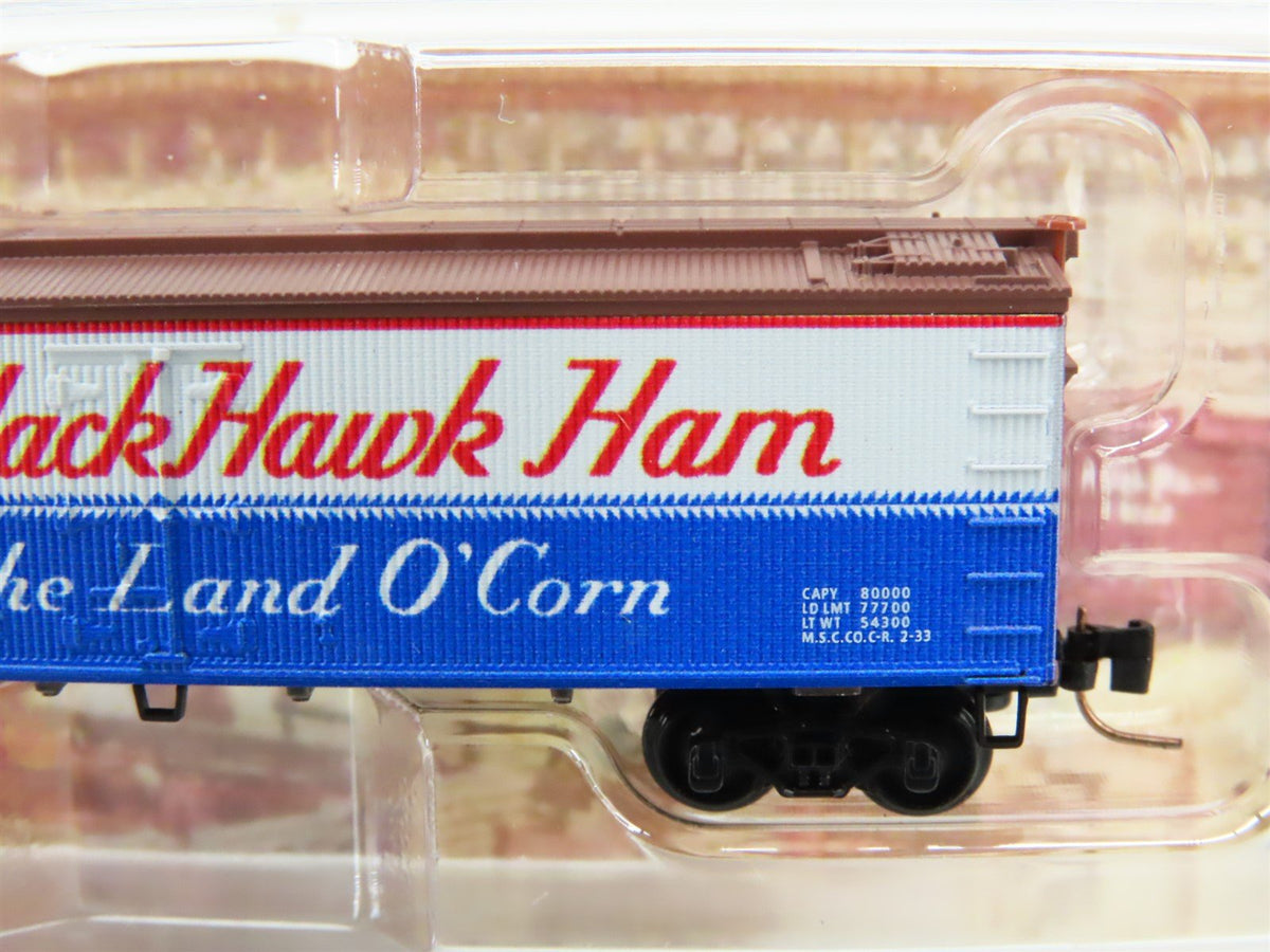 Z Scale Micro-Trains MTL 51800160 RPRX Rath&#39;s Blackhawk Ham 40&#39; Wood Reefer #208