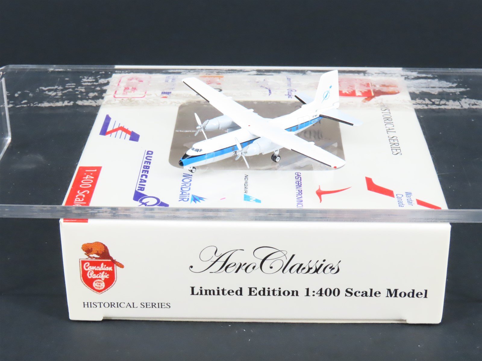 1:400 AeroClassics Die-Cast Nordair Handley Page Herald HPR.7 Aircraft CF-NAC