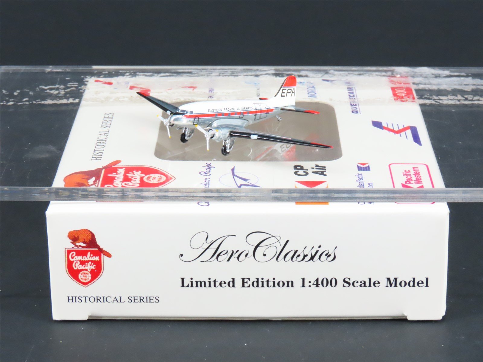 1:400 AeroClassics Die-Cast Eastern Provincial Airways Douglas DC-3 CF-CRW