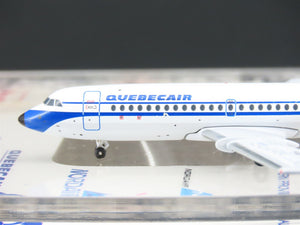 1:400 Scale AeroClassics Die-Cast Quebecair BAC-111-400 Airliner C-FQBR