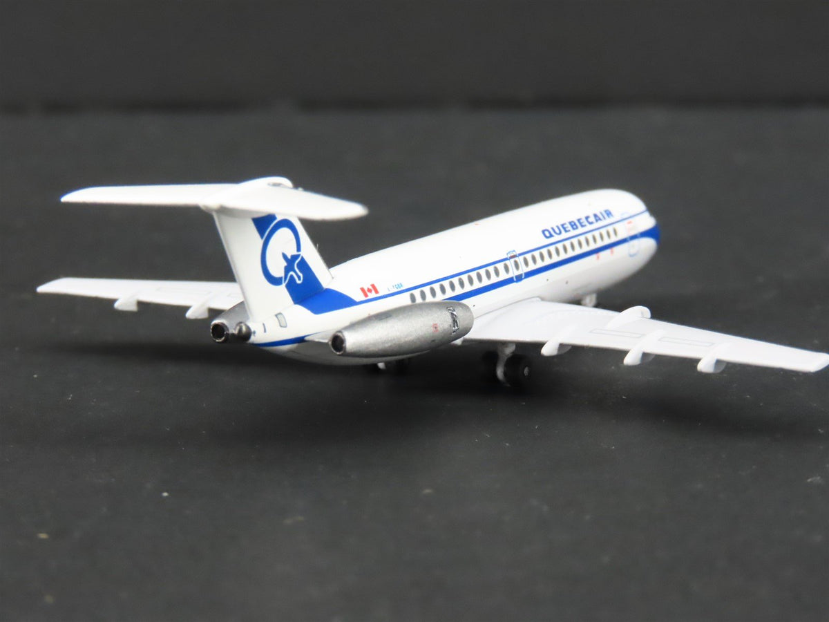 1:400 Scale AeroClassics Die-Cast Quebecair BAC-111-400 Airliner C-FQBR