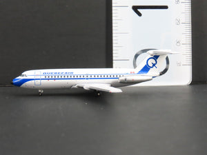 1:400 Scale AeroClassics Die-Cast Quebecair BAC-111-400 Airliner C-FQBR