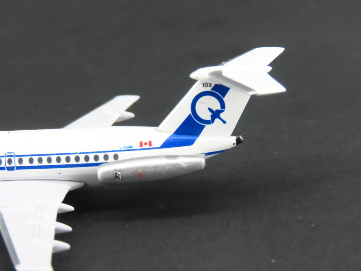 1:400 Scale AeroClassics Die-Cast Quebecair BAC-111-400 Airliner C-FQBR