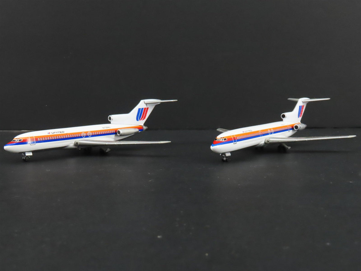 1:400 Dragon Wings JetX JX043 Die-Cast United B727-100/727-200 Airliner Set