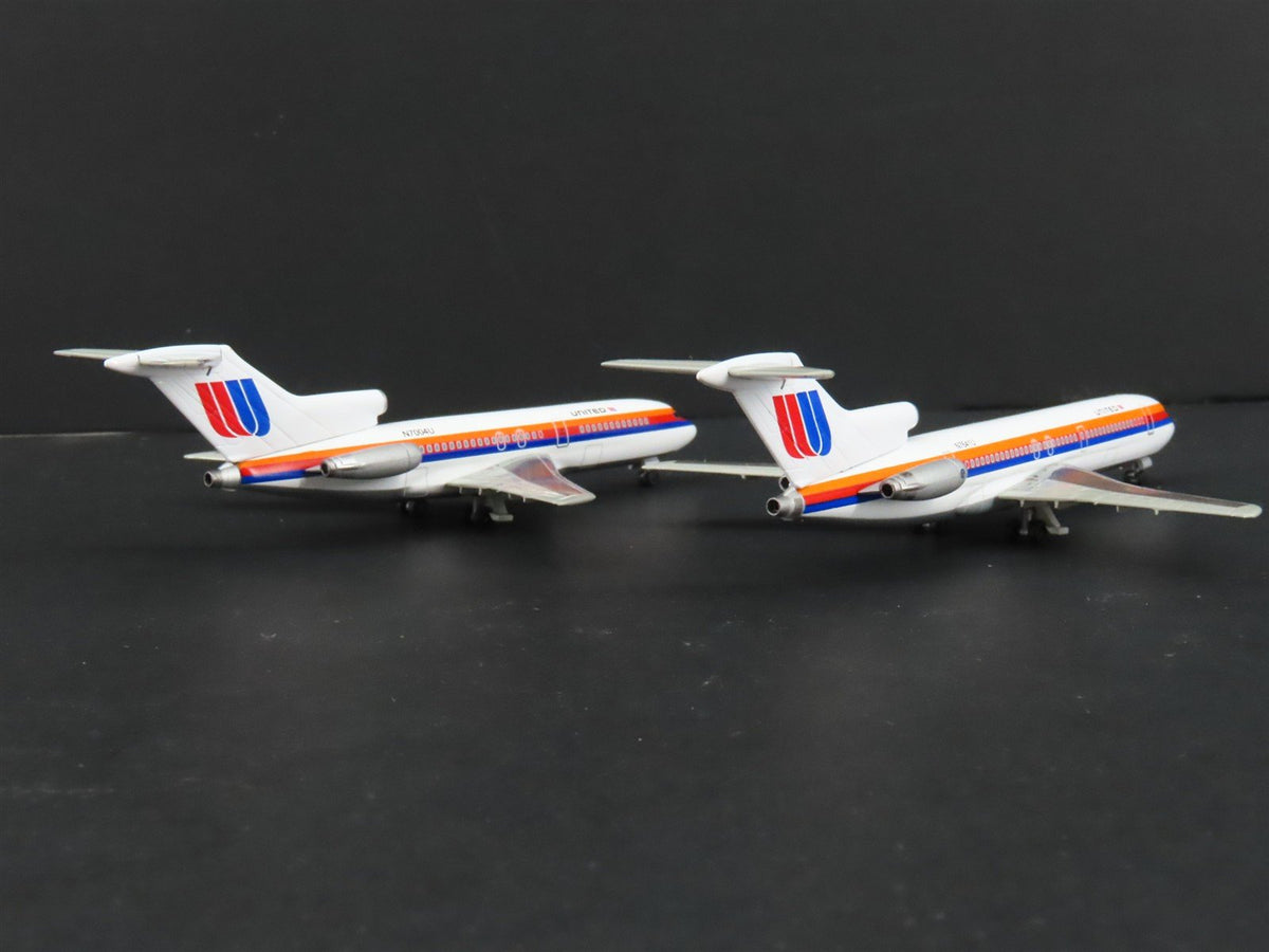 1:400 Dragon Wings JetX JX043 Die-Cast United B727-100/727-200 Airliner Set