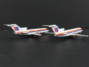 1:400 Dragon Wings JetX JX043 Die-Cast United B727-100/727-200 Airliner Set