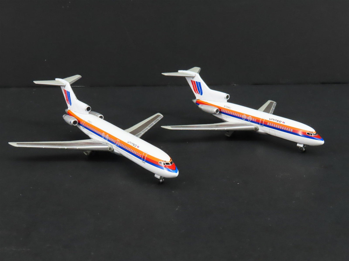 1:400 Dragon Wings JetX JX043 Die-Cast United B727-100/727-200 Airliner Set