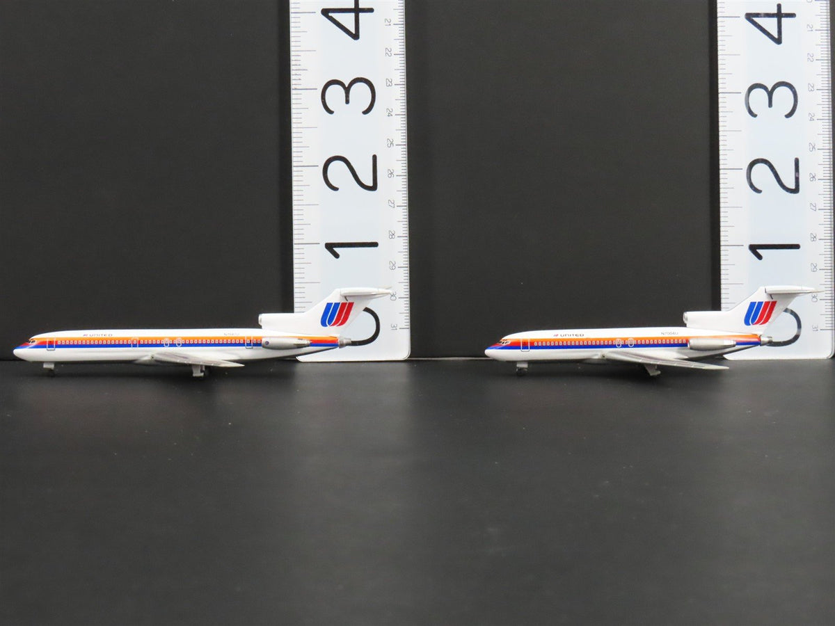 1:400 Dragon Wings JetX JX043 Die-Cast United B727-100/727-200 Airliner Set
