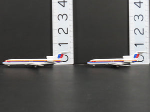 1:400 Dragon Wings JetX JX043 Die-Cast United B727-100/727-200 Airliner Set